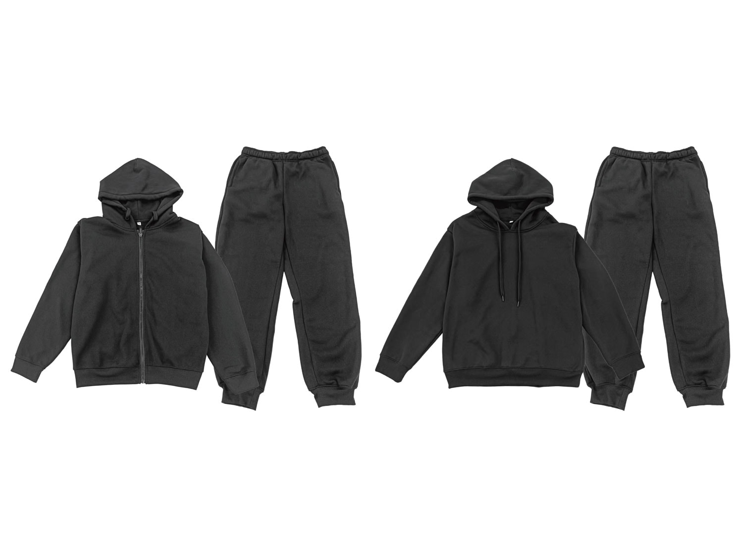 スウェットジップパーカー上下セット”GRDZC-ZPS25AW”、プルオーバー